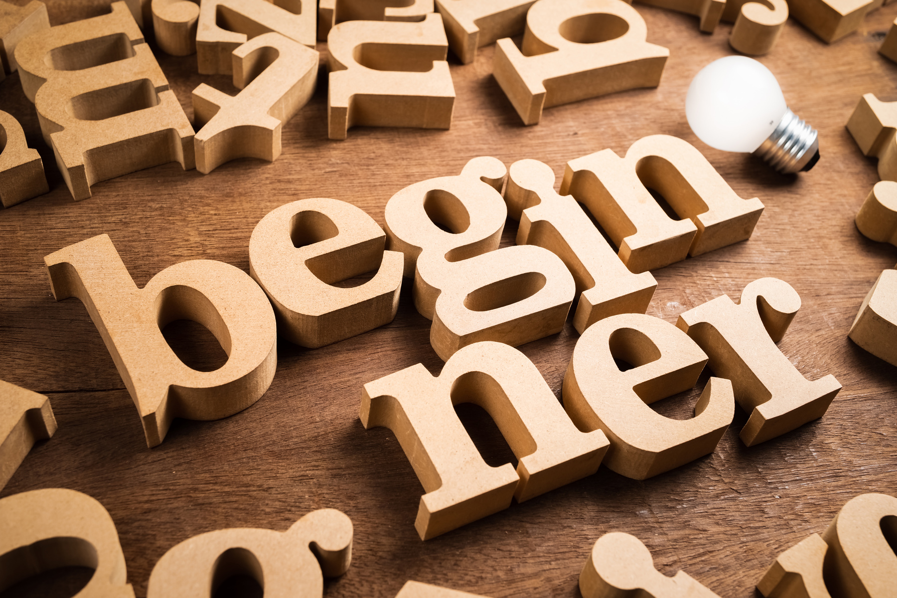 BEGINNER Wood Word
